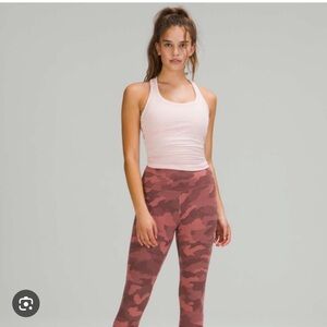 lululemon athletica Pink Camo Leggings